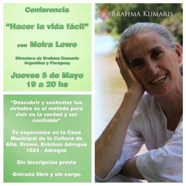 Moira Lowe - Brahma Kumaris - Lomas de  Zamora